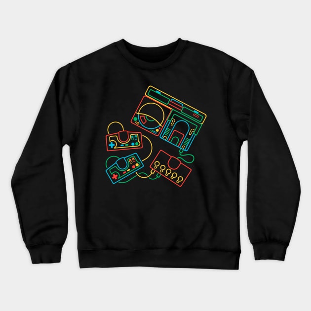 Super Engine CD Crewneck Sweatshirt by nextodie